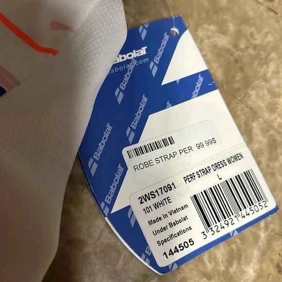 BABOLAT NWT Y2K tennis dress. Halter dress,striped, activewear,sporty,preppy - Picture 9 of 15